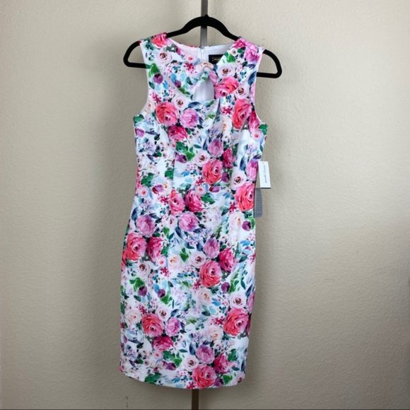 NWT Alexia Admor Keyhole Beautiful Rose Print - Picture 2 of 4